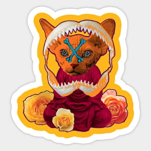 BHUDDA CAT Sticker